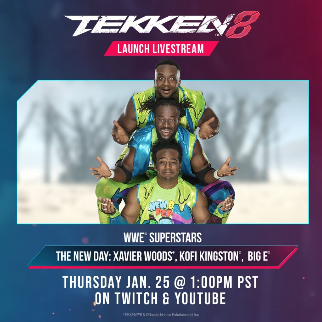 Tekken 8 Launch LiveStream with The New Day